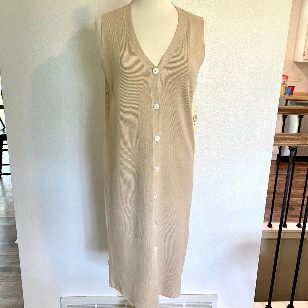 Cyrus Long Sweater Button Up Vest - NWT 🏷